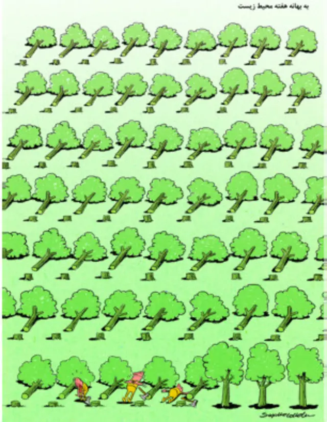 کارتون سلمان طاهری، شهروند