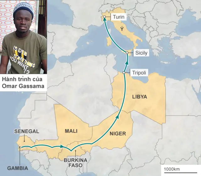 Hành trình của Omar Gassama