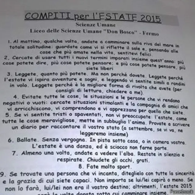 15 نکات پر مشتمل یہ فہرست انٹرنیٹ پر بہت زیادہ شیئر کی جارہی ہے