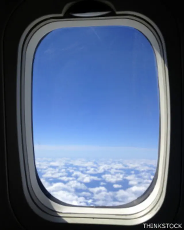 Ventanilla de un avión