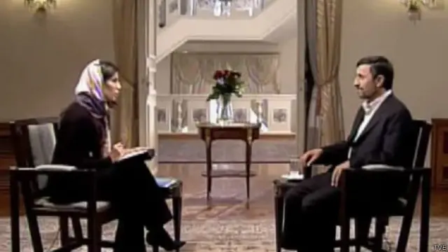 مصاحبه آنا پاستور با محمود احمدی نژاد در سال ۲۰۱۱