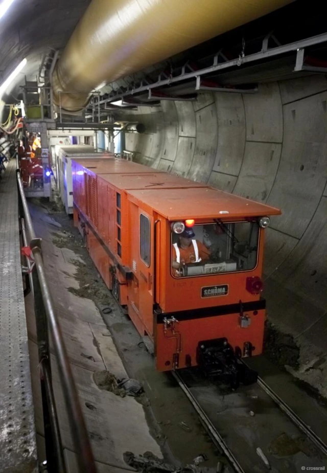 隧道掘進機已經在倫敦的地下挖掘了26英里的隧道(圖片來源：Crossrail)
