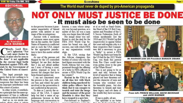 Editorial de Sunshine escrito por Jack Warner.