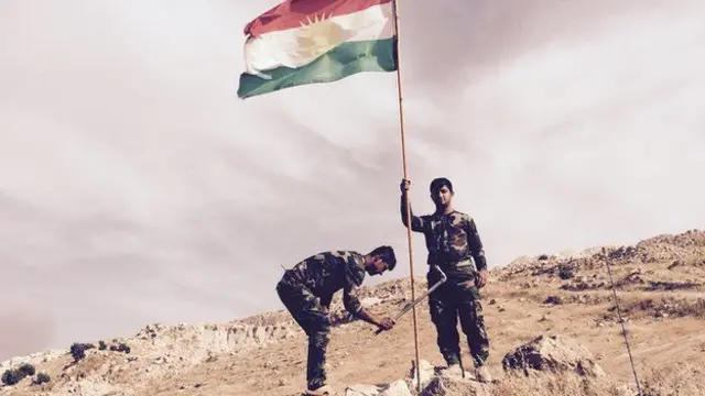 ذشتہ ستمبر میں جب کرد فوجیوں نے اس پہاڑ پر قبضہ کیا تو ان کے آٹھ ساتھی ہلاک ہوئے