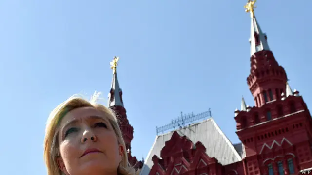 Марин Ле Пен в Москве 26 мая 2015 года