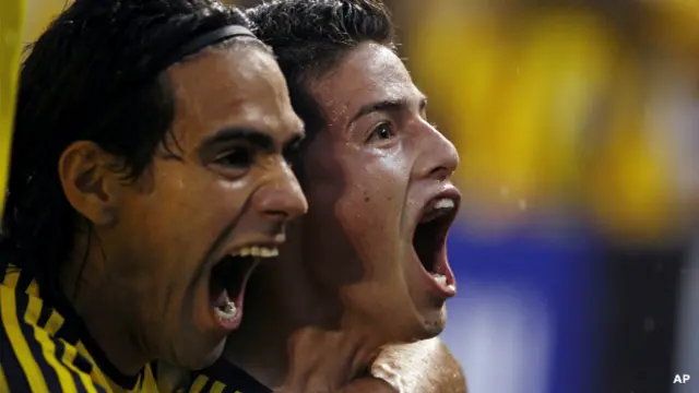 Radamel Falcao y James Rodríguez