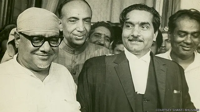 राजनारायण और शांति भूषण