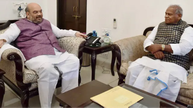 अमित शाह और जीतनराम मांझी