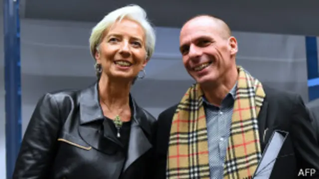 Lagarde y Varufakis