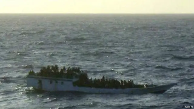 සයුර තරණය කරමින් ඔස්ට්රේලියාව දෙසට