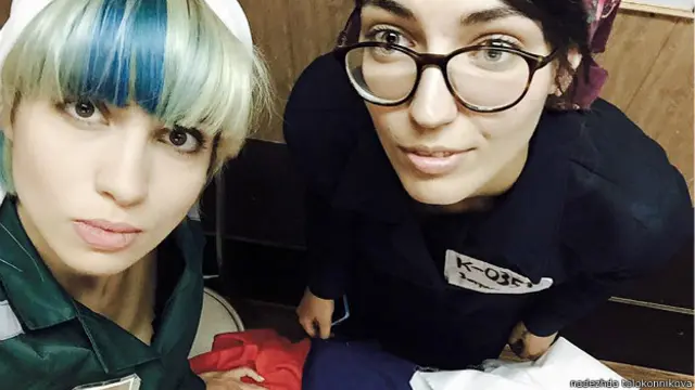 Надежда Толоконникова и Катрин Ненашева