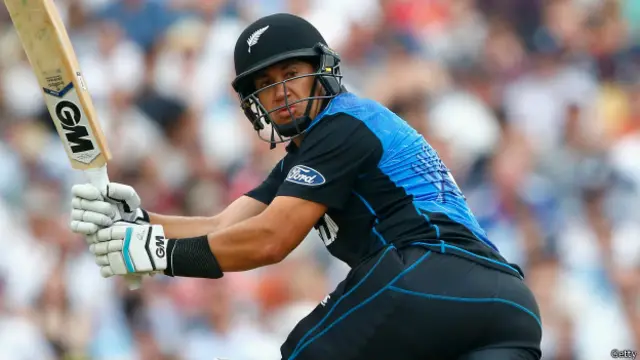 ٹیلر نے اپنی ٹیم کو فتح دلوانے میں کلیدی کردار ادا کیا