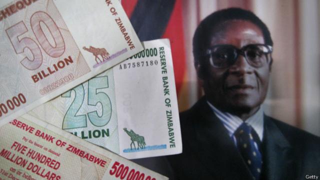 Billetes de Zimbabue
