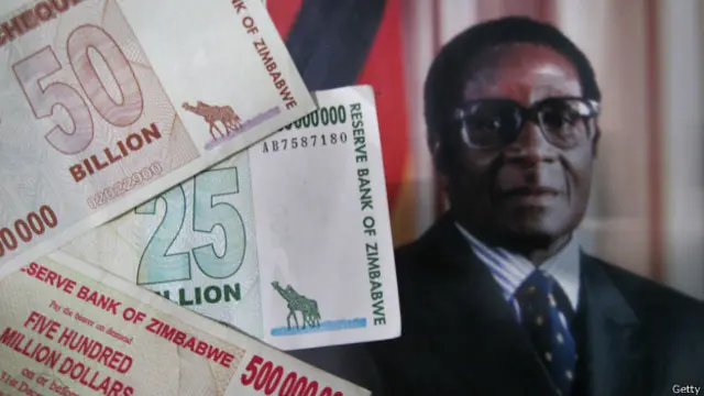 Billetes de Zimbabue