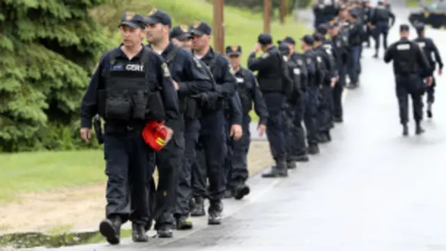 Policía, profugos, NY