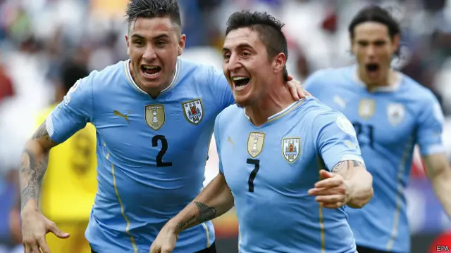 copa america, fubtol, chile, partido, uruguay, jamaica