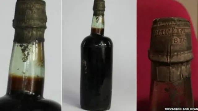 इंग्लैंड में 140 साल पुरानी बीयर की बोतल