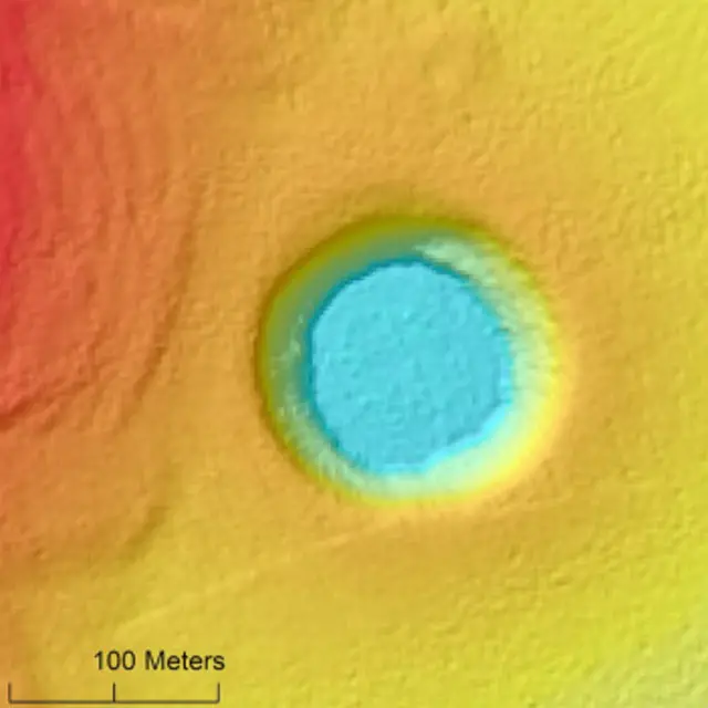 تصویر ماهواره ای حفره