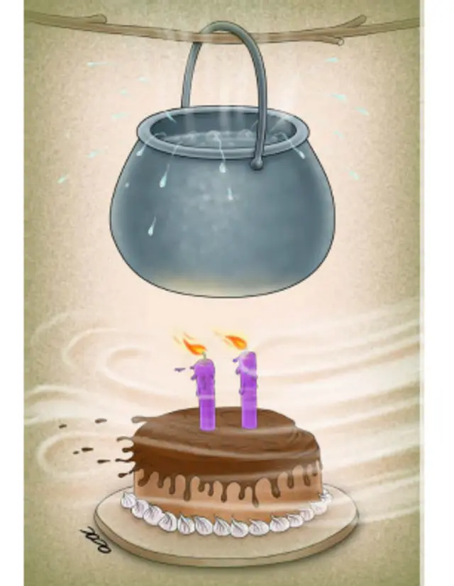 دومین سال دولت روحانی کارتون محمد طحانی، آرام