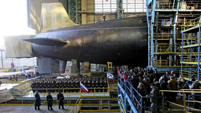 俄羅斯海軍目前正計劃建造多艘新的核潛艇（供稿：科學圖片庫）