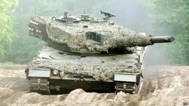 Танк "Леопард 2А4" польской армии