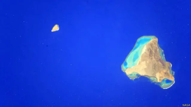 Como estas islas que compartió Kelly en Twitter, aunque sin señalar su ubicación.