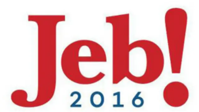 Jeb Bush presentó este lunes su logo de campaña en el que, curiosamente, no sale su apellido.