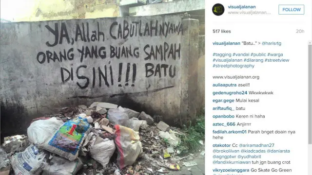 Sebuah kejengkelan atas masalah sosial. 