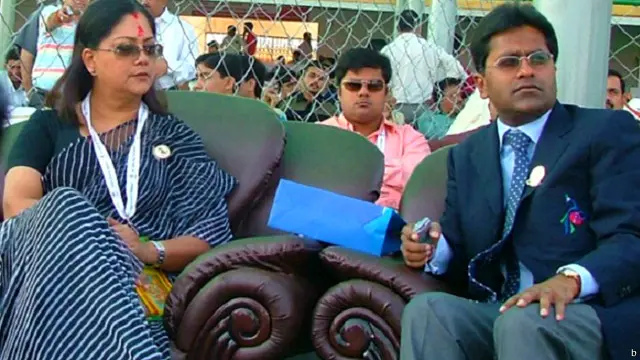 ललित मोदी, वसुंधरा राजे