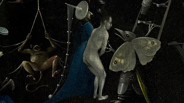 Detalle de "El jardín de las delicias" de El Bosco. 