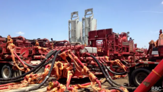 fracking camiones de agua