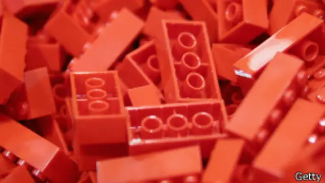 Bloques rojos de Lego