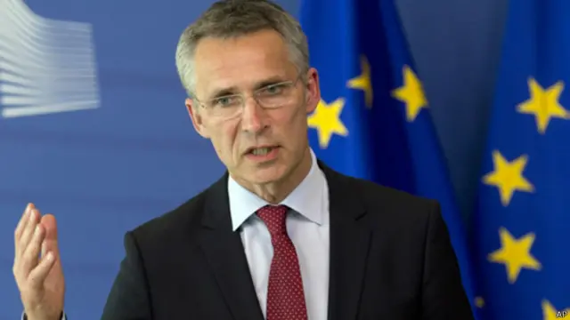 عبر شتولتينبرغ عن دعمه للأفعال التركية ضد تنظيم الدولة الإسلامية.