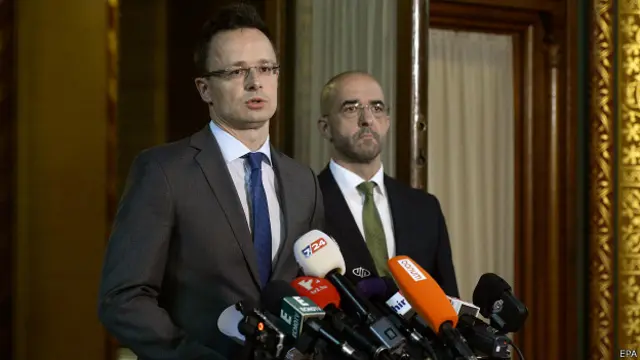 Министр иностранных дел Венгрии Петер Сиййарто