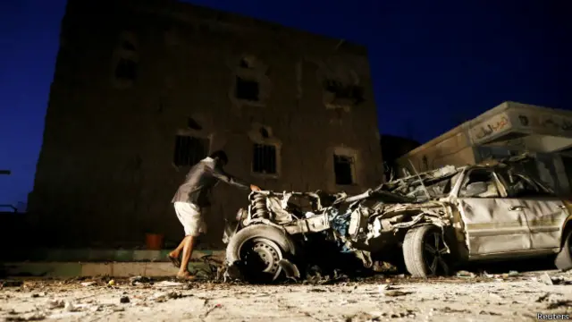 На месте взрыва