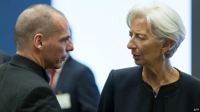 Varufakis y Lagarde