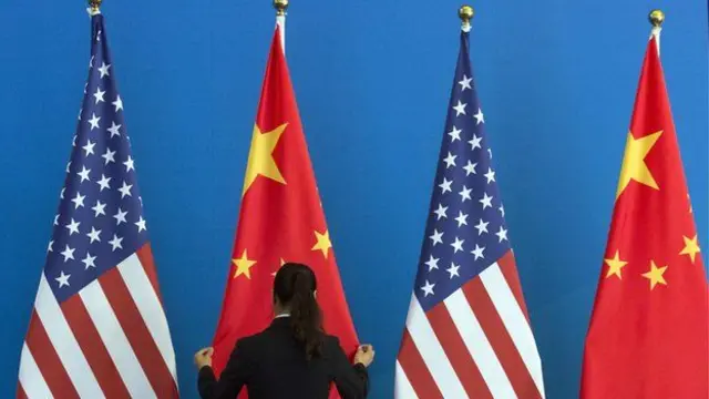 Banderas China, EEUU