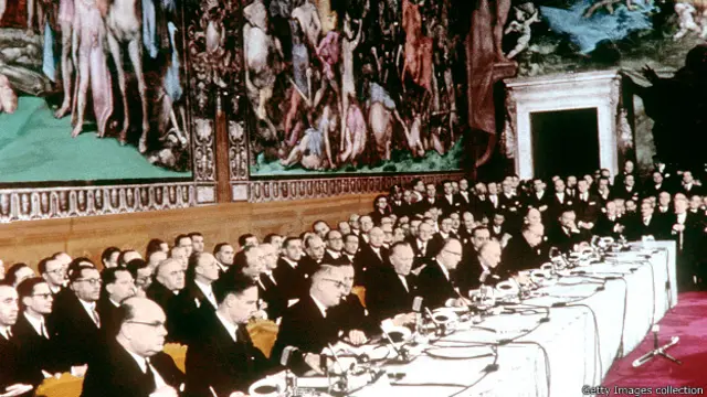 Подписание Римского договора в 1957 году