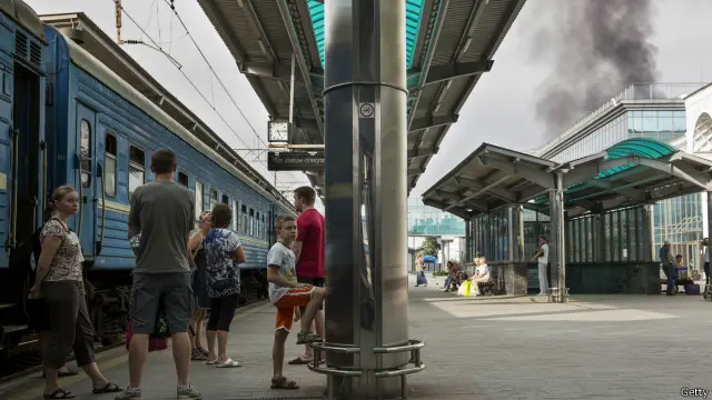 Минулого літа з Донецького залізничного вокзалу виїжджали тисячі людей
