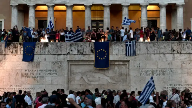 Демонстрация в Афинах