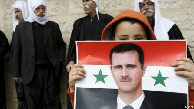 يعتقد الكثير من الدروز أن بشار الأسد هو الوحيد القادر على حماية الأقليات في سوريا من المسلحين