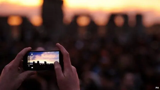Stonehenge durante el solsticio de verano