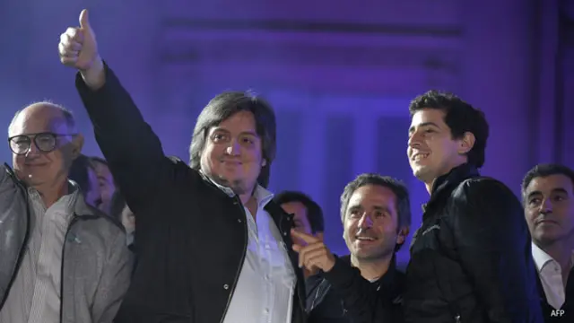 Máximo Kirchner, hijo de Cristina Fernandez, presidenta de Argentina