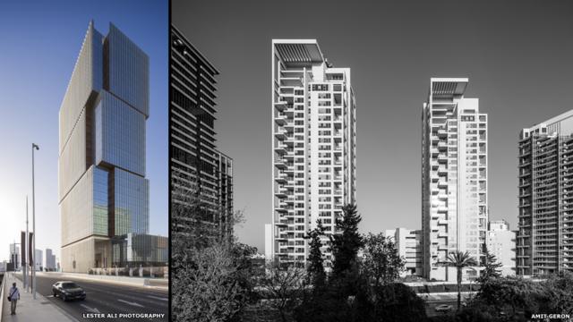 Los dos finalistas para la región de Medio Oriente y África fueron la sede del banco Al Hilal en Abu Dabi diseñada por Goettsch Partners y las torres B.S.R., un complejo de apartamentos en Tel Aviv (Israel).