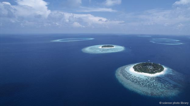 馬爾代夫是少數幾個可能完全消失的國家之一（來源：科學圖片庫Science Photo Library）