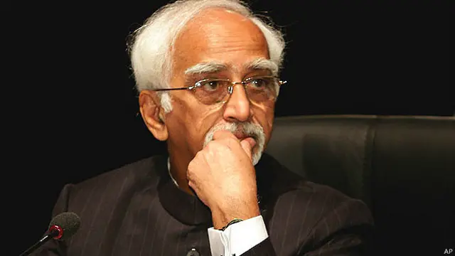 राज्यसभा के सभापति हामिद अंसारी