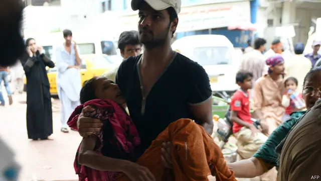 Gelombang panas di Pakistan