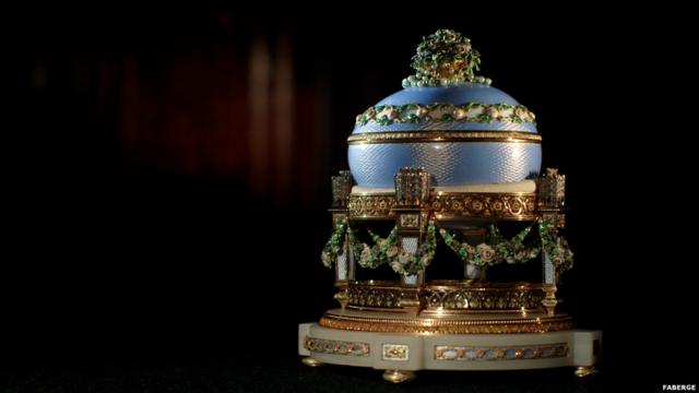 Joya de la colección de Carl Fabergé, que se expone en el documental "Fabergé: Una Vida Propia".
