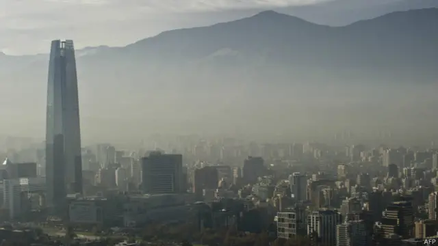 Santiago bajo el efecto del smog
