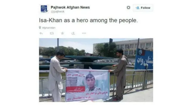 فوجی کمانڈر جنرل عبدالستار کا کہنا ہے کہ عیسیٰ خان نے جو کچھ کیا ہے اس کے بعد وہ ایک ہیرو ہیں